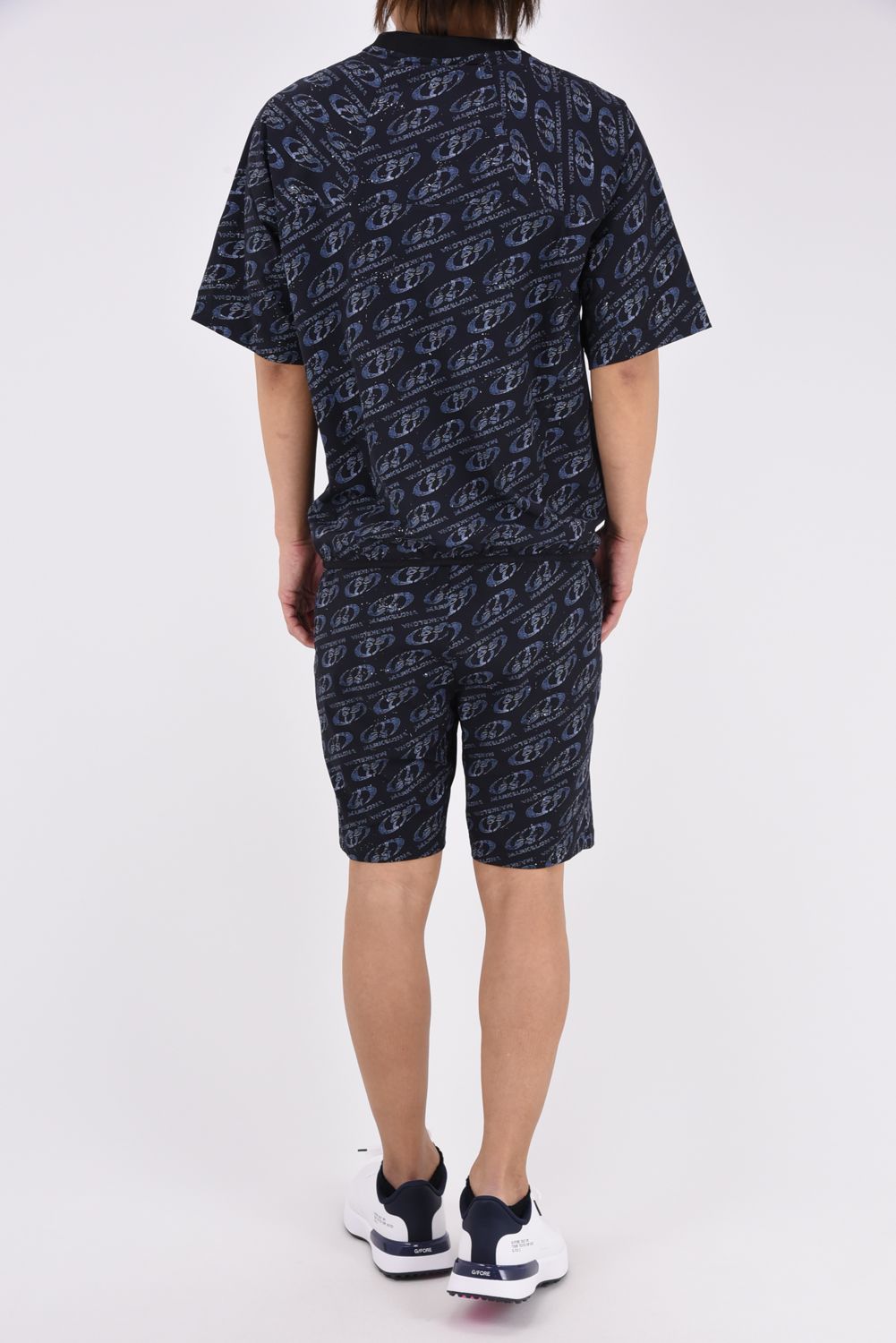 【2026AW 木村拓哉さん着用 VOL.1】 VORTEX DRY TECH SHORTS / オーバルスカルパターン ナイロンショートパンツ (ブルー)