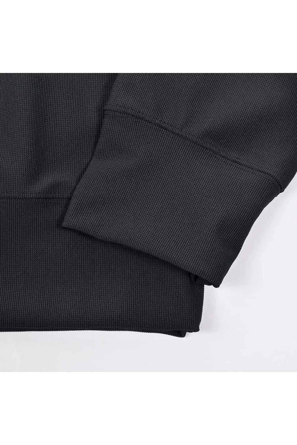 【26AW】 DETACHABLE COLLAR SWEAT / デタッチャブルカラースウェット (ブラック)*