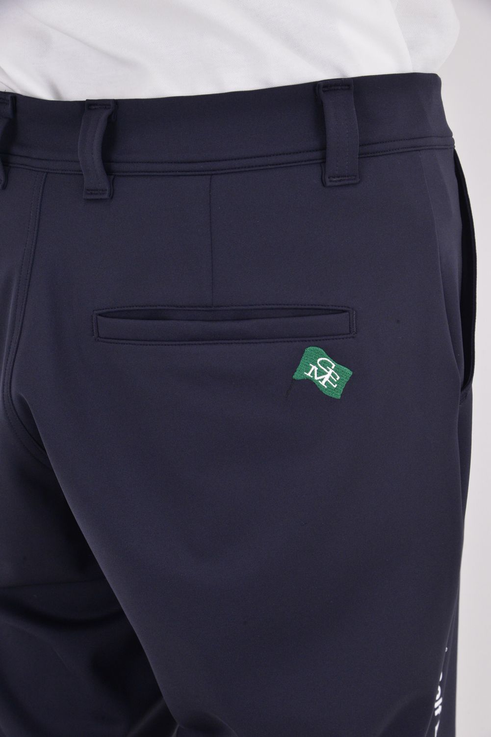 【26SS】 NEOPRENE DOUBLE PANTS / ネオプレーン サイドロゴ ショートパンツ (ネイビー)