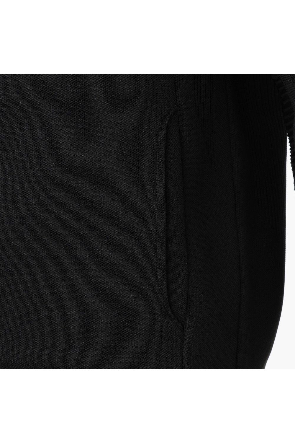 【26AW】【レディース】 WOMEN’S DOUBLE JQ KNIT PARKA / バックロゴ ジップアップ ニットパーカー (ブラック)