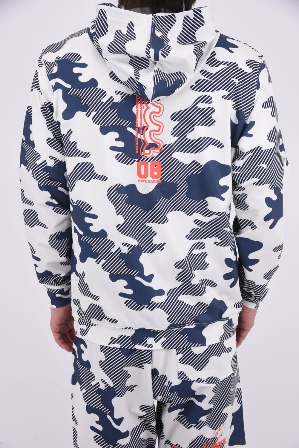 【26SS】 RUSH PARKA (DIAGONAL CAMO) / ダイアゴナルカモフラージュ ラッシュガードパーカー (ホワイト)