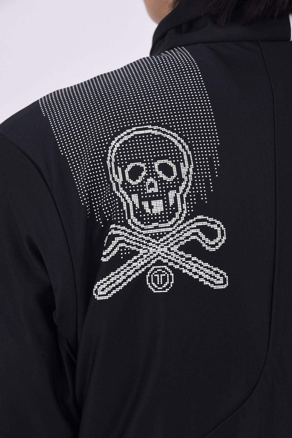 【26SS】【T-LINE】 GRADIENT PERFORMANCE JACKET / モノトーン ポリエステルトリコット ハイストレッチジャケット (ブラック)