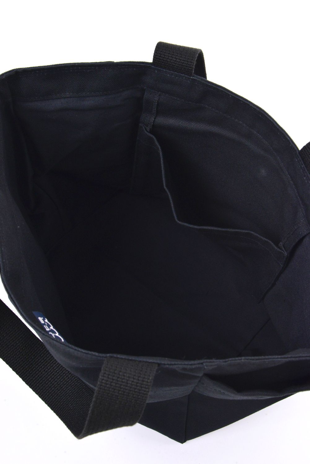 【26SS】 WAVE LOGO ECO BAG / ウェーブロゴ コットンエコバッグ (ブラック)