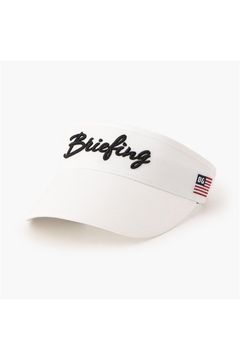 WOMENS CLASSIC VISOR / ブランドロゴ刺繍 サンバイザー (ホワイト)
