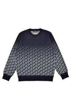 【26AW】 GM GRADATION KNIT / グラデーション ニット (ブラック)*