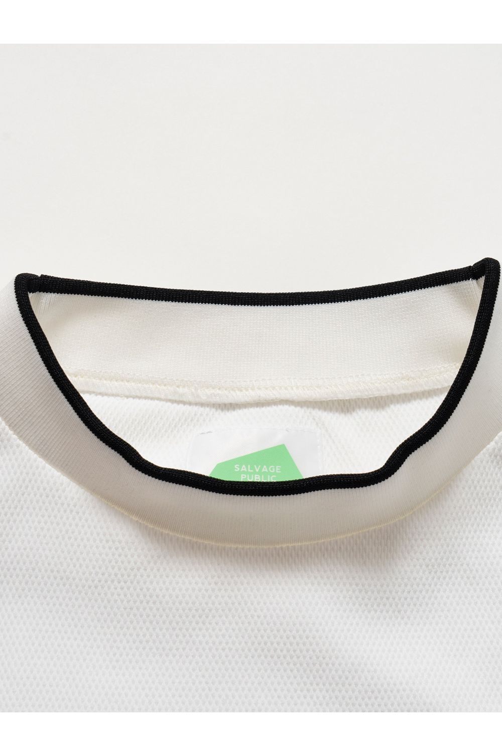 【2026SS】 Kūlina Pohāpohā Bicolor Mockneck（Kolepa Stamp） / バイカラー ショートスリーブ モックネックTシャツ (ホワイト/ブラック) （3月入荷予定）