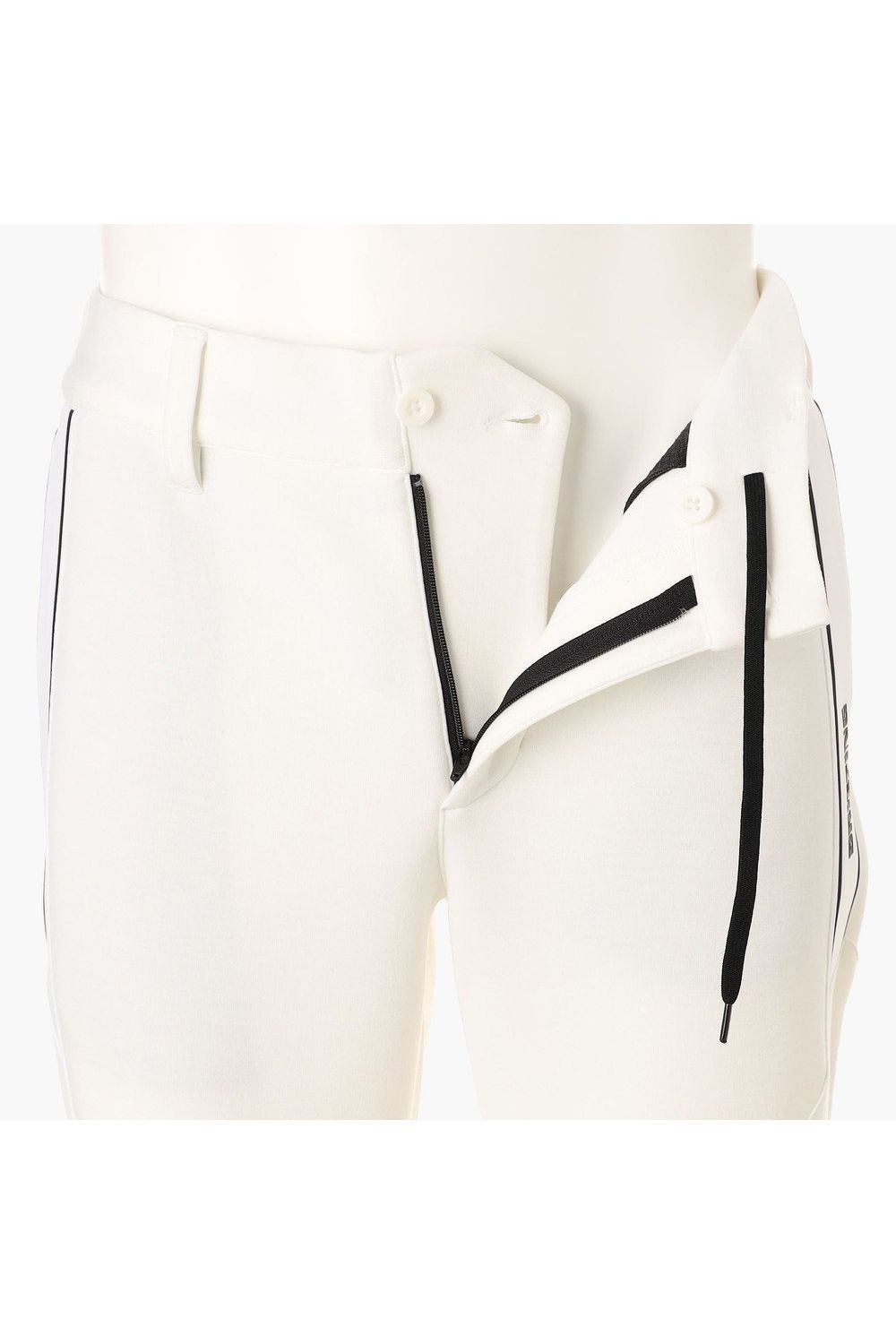 【26AW】 MEN’S WARM LINE JOGGER PANTS / ダンボールニット サイドライン ジョガーパンツ (ホワイト)