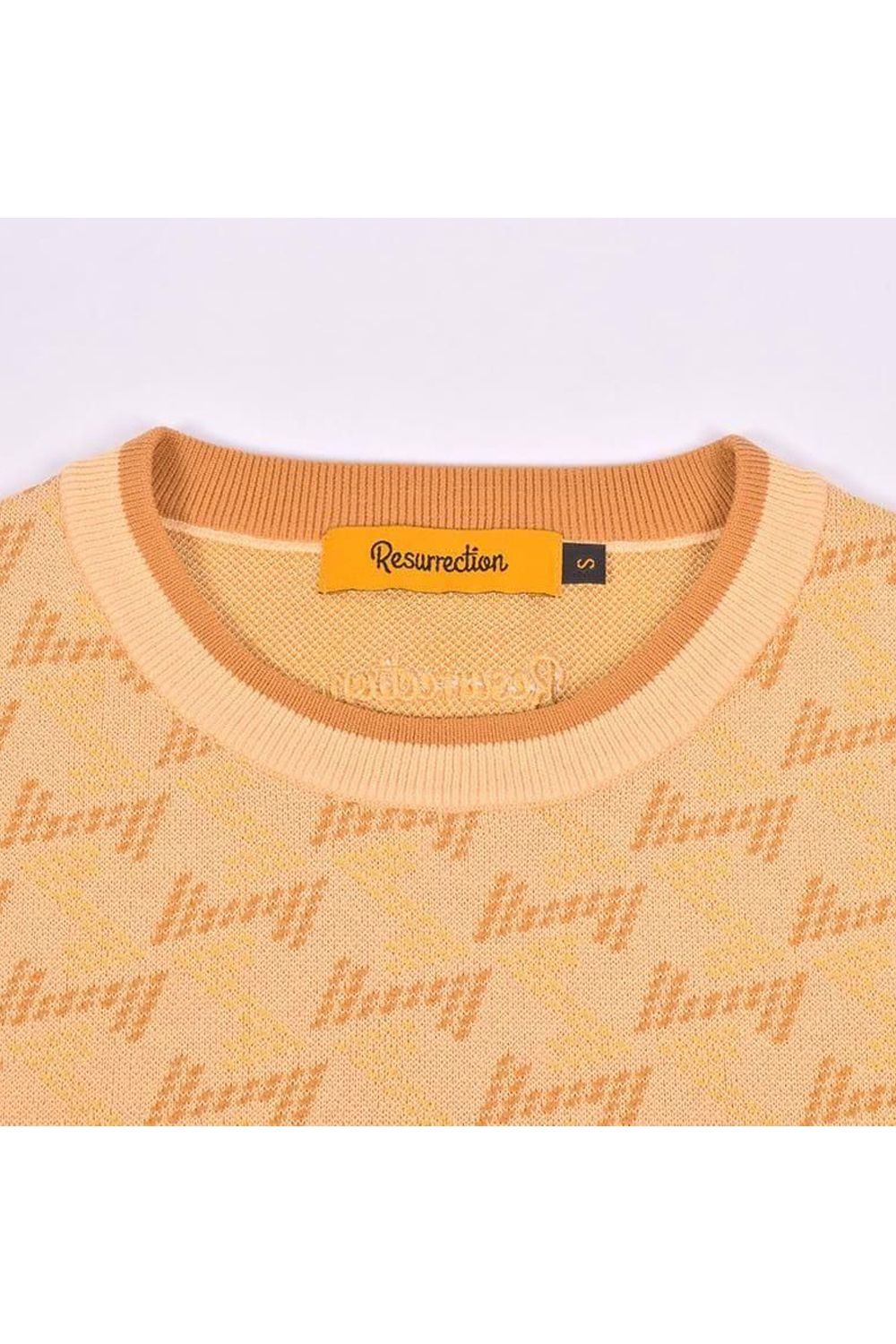 【25AW】【レディース】 GM JACQUARD LIGHT KNIT / GMジャカード クルーネック ライトニット (ベージュ)*