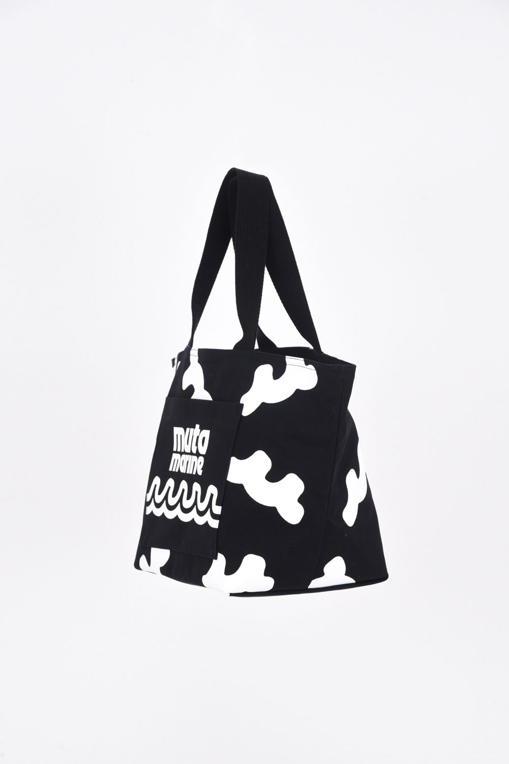 【26SS】 CLOUD WAVE LOGO ECO BAG / クラウドウェーブ エコバック (ブラック)