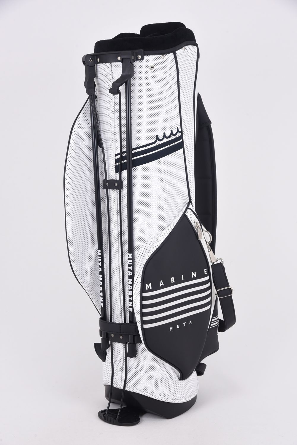 【銀行振込・代金引換不可】【返品・交換不可】 CADDY BAG / CONTINUA バイカラー キャディバッグ (ホワイト)