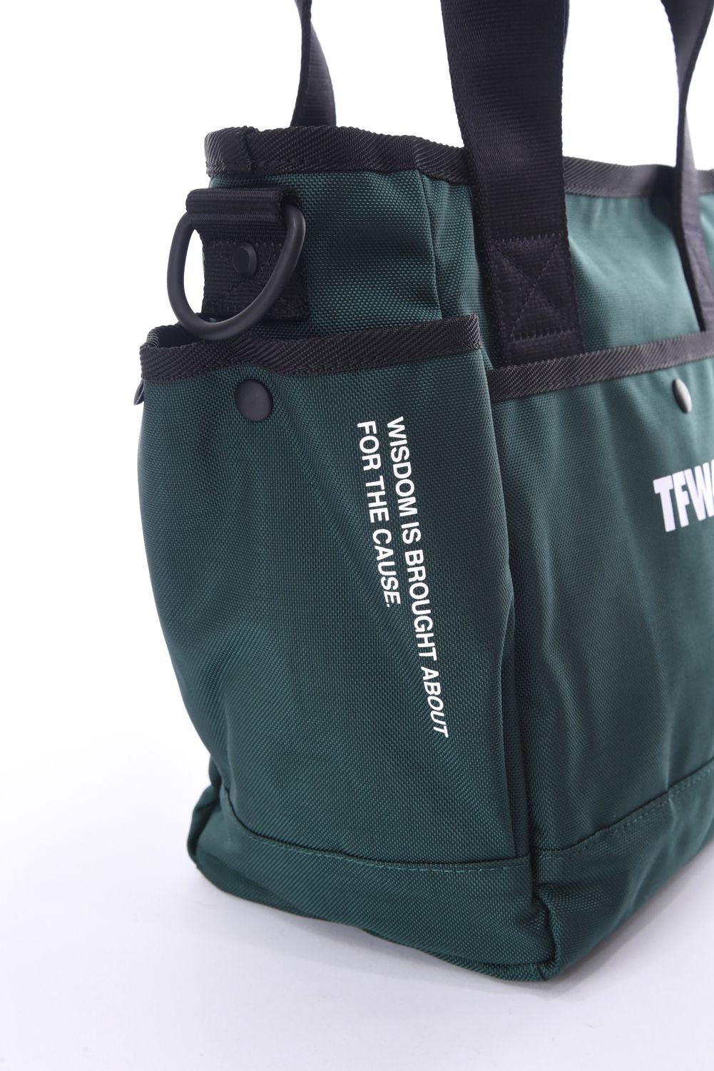 NYLON TOTE BAG SMALL / ナイロン トートバッグ スモール (グリーン)