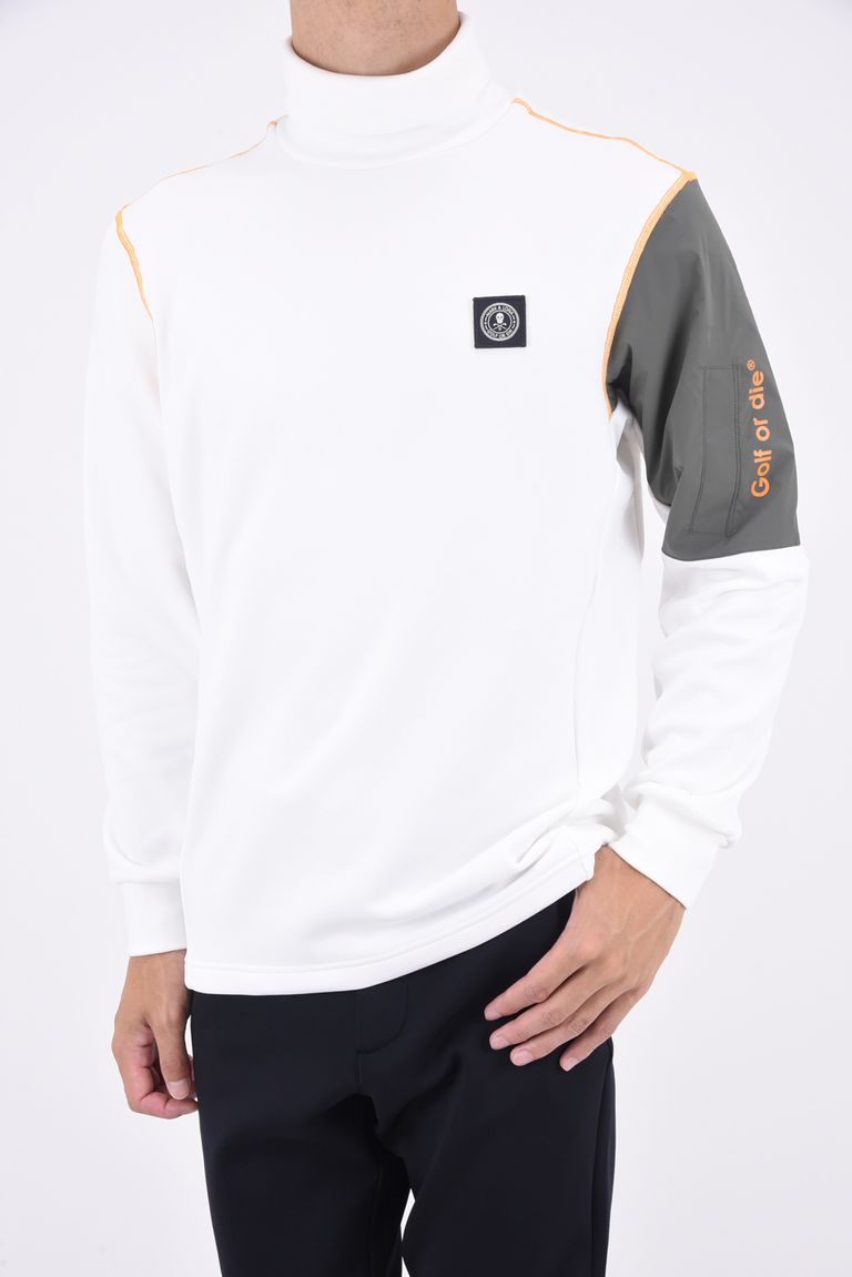 MARK&LONA - ARCO MOCK NECK TOP / 袖ポケット ロングスリーブ モック  