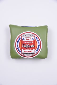 U-LEATHER MALLET PUTTER COVER / シンセティックレザー ワッペン マレット型 パターカバー (エンシニータスグラス)