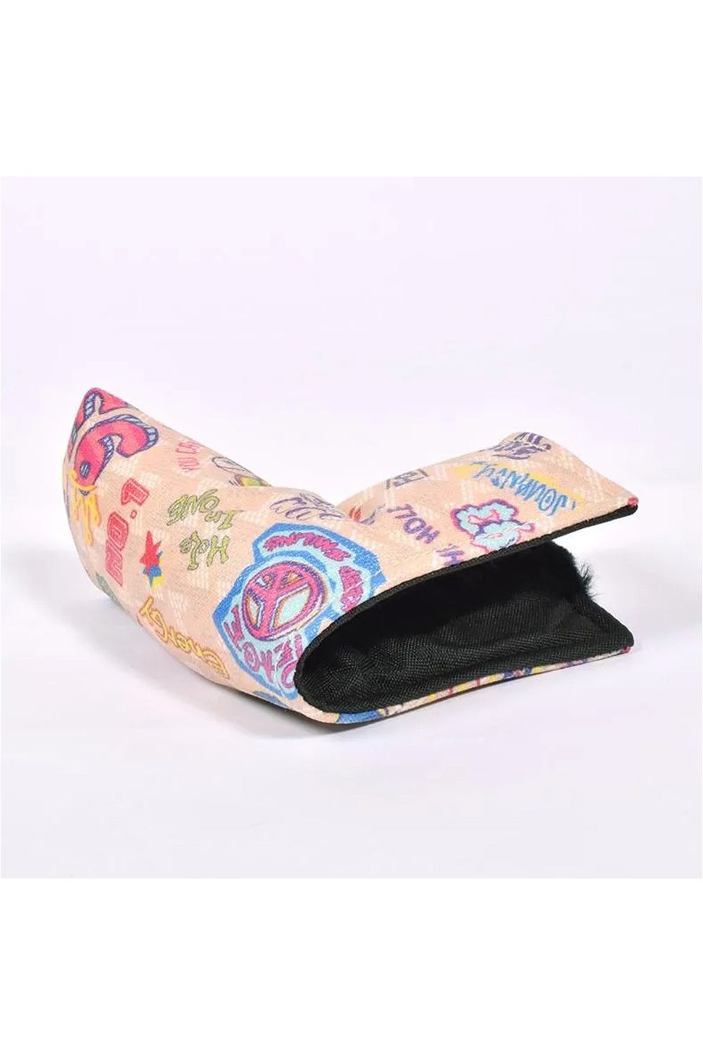 【金田久美子プロエディション】 Putter Cover / ブランドオリジナルテキスタイル パターカバー ピンタイプ (グラフィティベージュ)