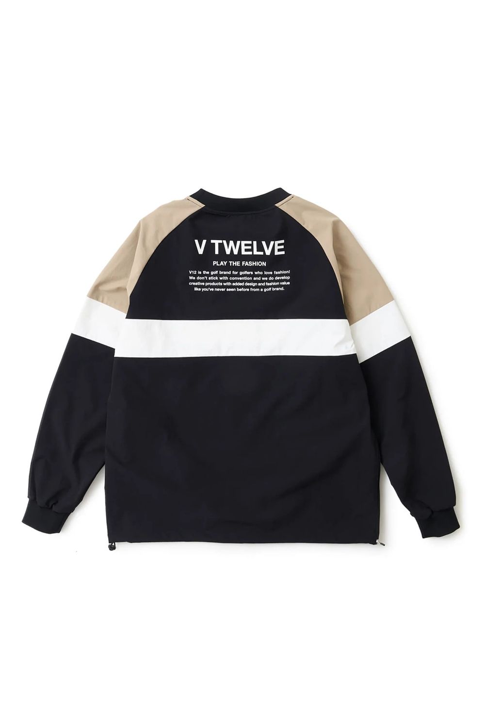 【26AW】 WB SWITCH JKT / ツートーン ブランドロゴ ナイロンジャケット (ブラック)