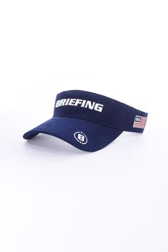 MENS CAMO JQ VISOR / カモフラ柄 ブランドロゴ サンバイザー ネイビー