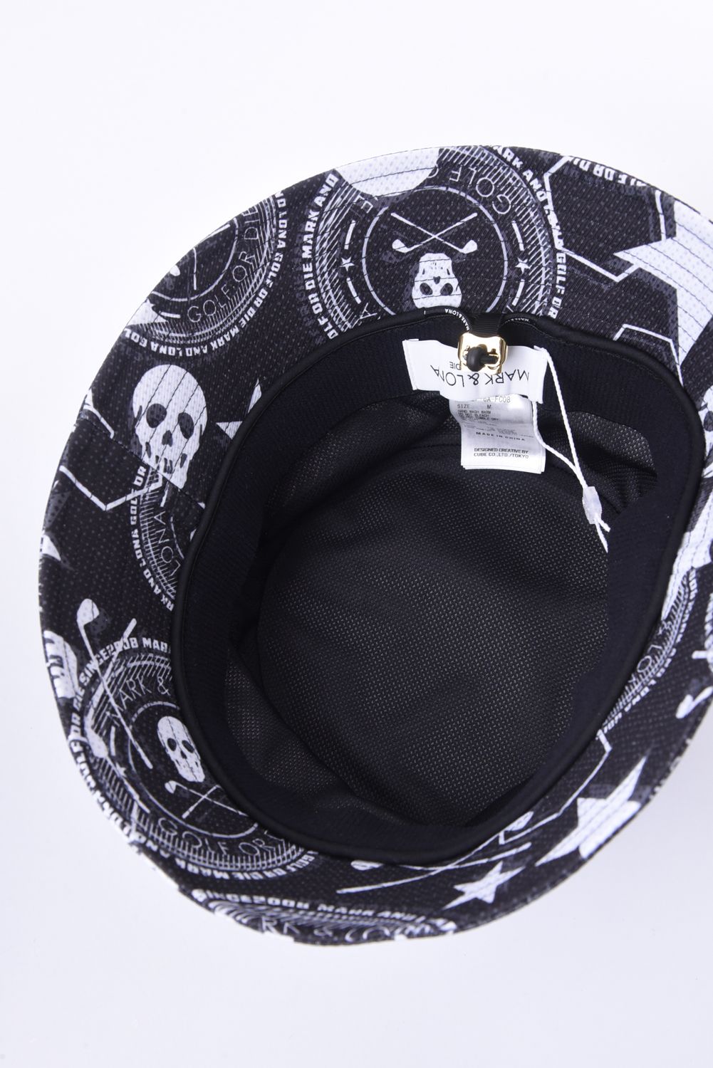 【26SS】 ATLAS VENT BUCKET HAT / アイアンスカルプリント バケットハット (ブラック)