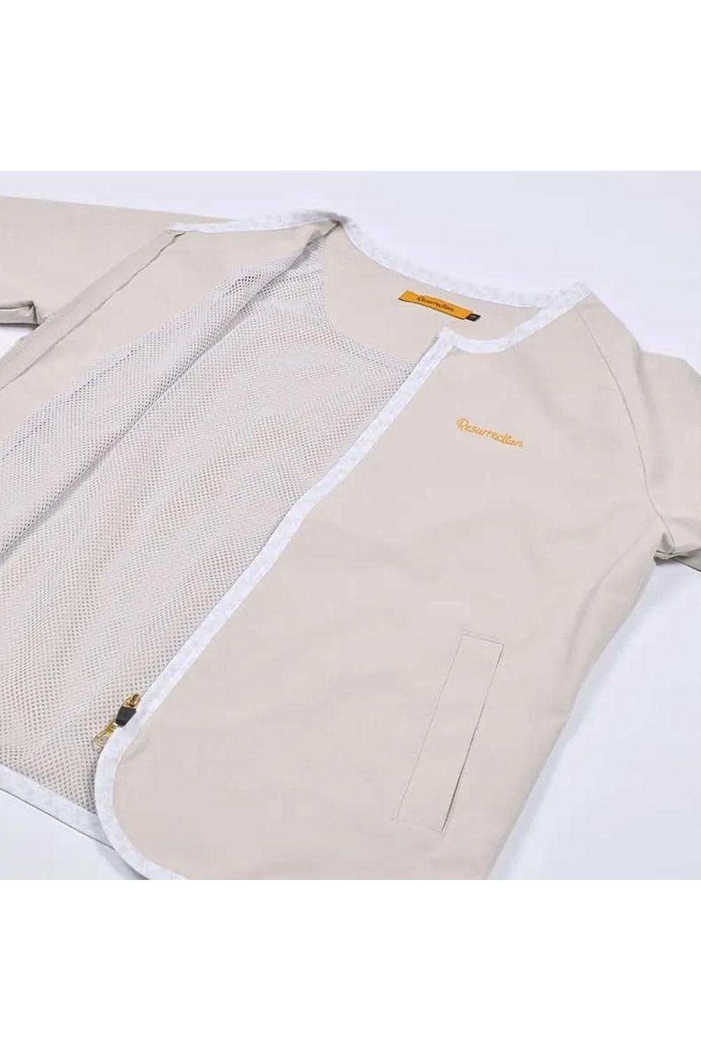 【26AW】 【レディース】 NO COLLAR LIGHT JACKET / ノーカラー ライト ジャケット (グレージュ)*