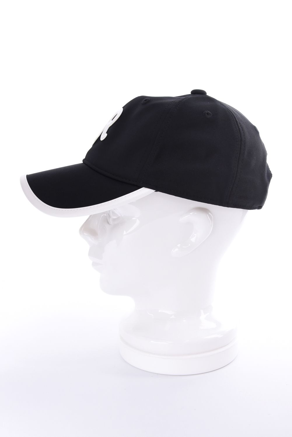 【26AW】 LEATHER LOGO PIPING CAP / レザーロゴパイピングキャップ  (ブラック)