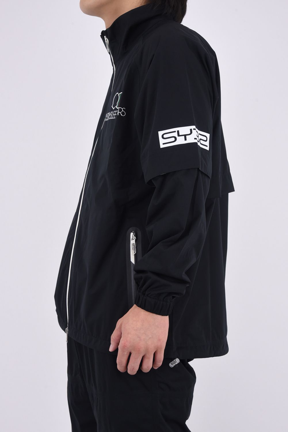 【26SS】【セットアップ】 25L RAIN SET UP / ハイストレッチ 2WAYレインジャケット&パンツ (ブラック)