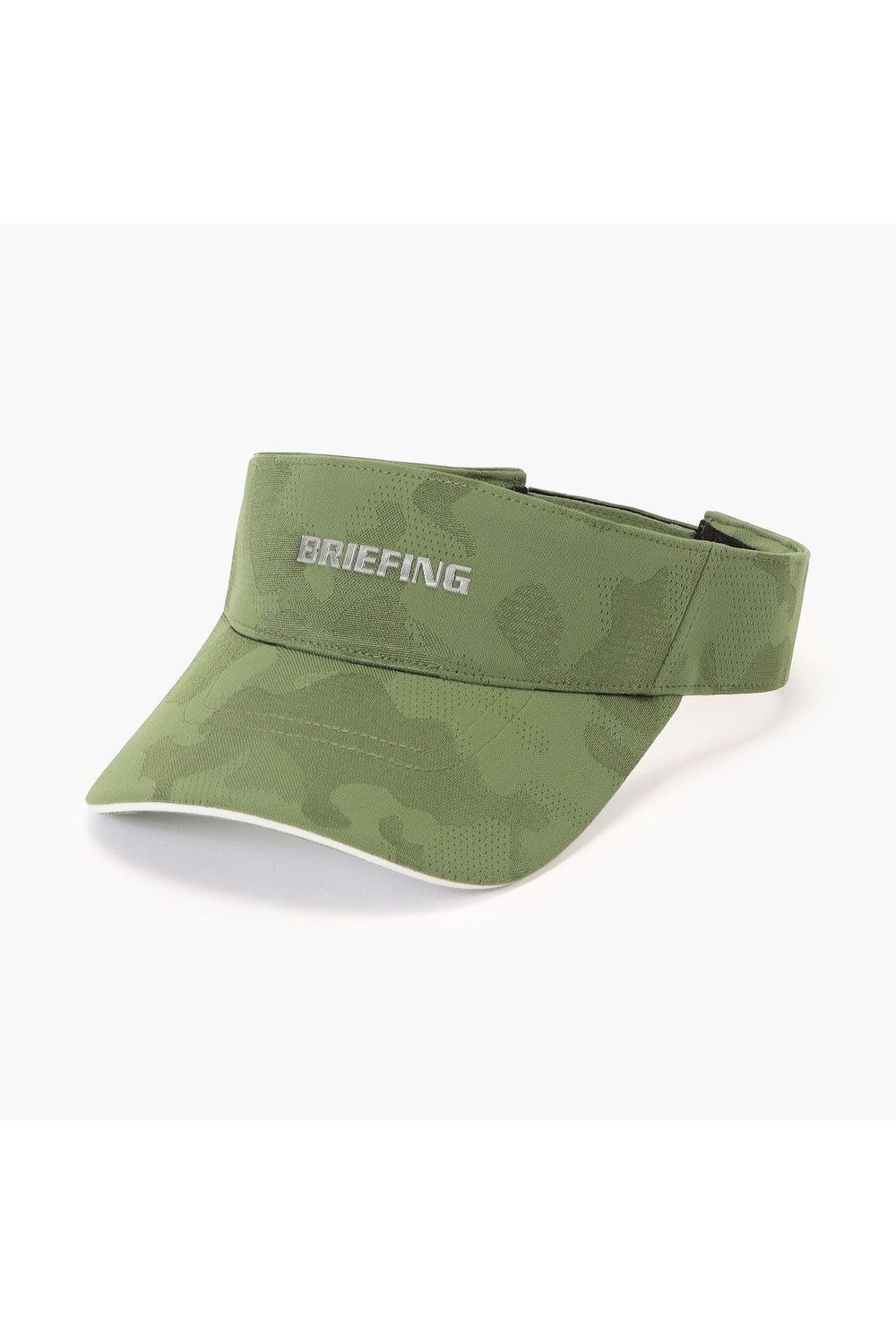 【26SS】 MEN'S CAMO JQ VISOR / カモフラージュジャカード サンバイザー (オリーブ)