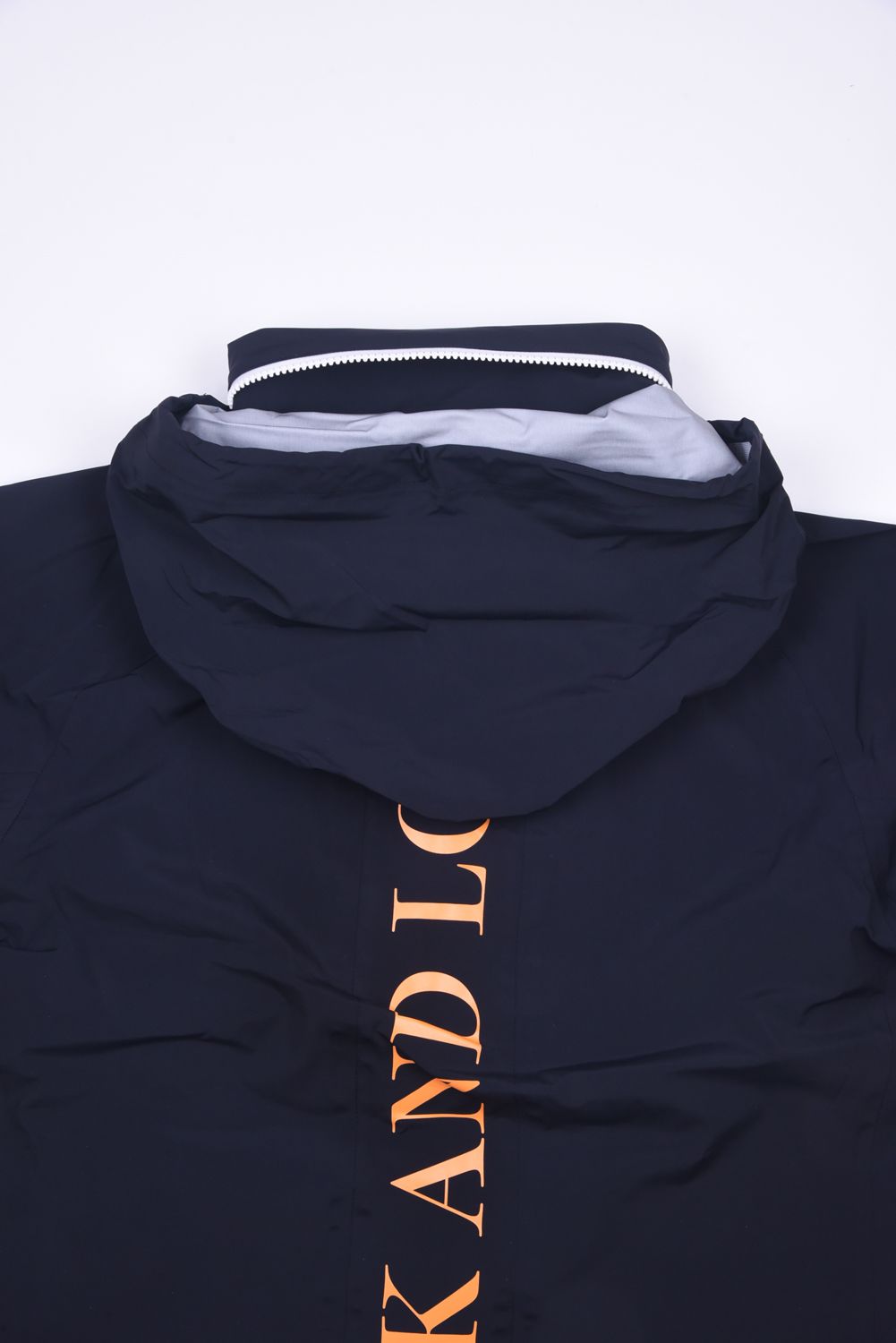 AXIS 3LAYER SYSTEM JACKET / ブランドロゴプリント サークルスカル レインジャケット ブラック - 44(S)