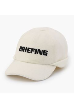 MEN'S WOOL WARM CAP / ウール混 ブランドロゴ ウォームキャップ (アイボリー)