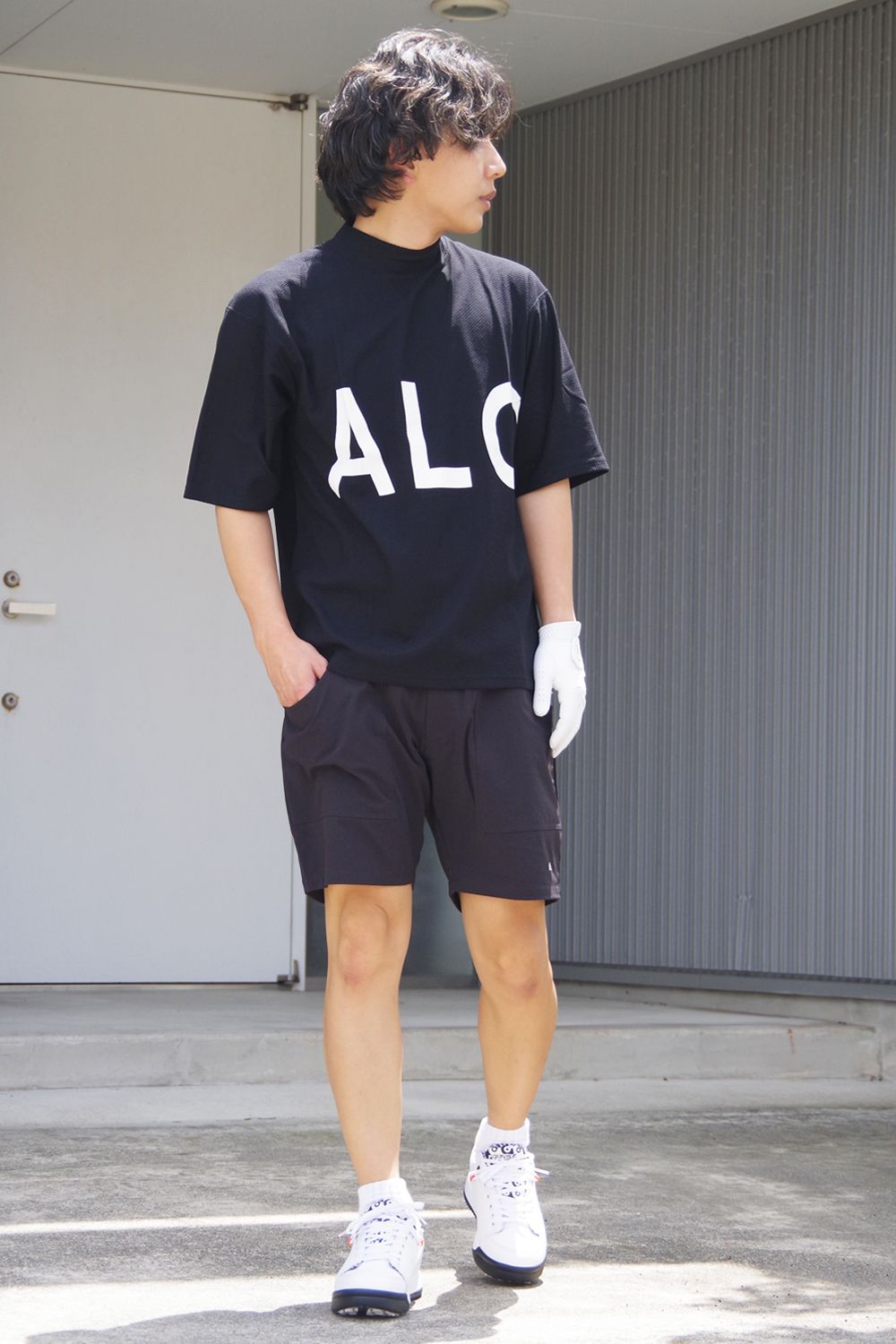 SALVAGE PUBLIC Kolepa - BIG ALOHA HAKU KNIT MOCKNECK S/S