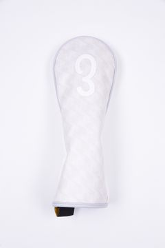 【26SS】 PASSER (パッセルFw) / ブランドオリジナル テキスタイル フェアウェイウッドカバー (モノホワイト)*