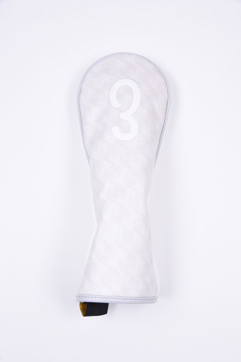 【26SS】 PASSER (パッセルFw) / ブランドオリジナル テキスタイル フェアウェイウッドカバー (モノホワイト)*