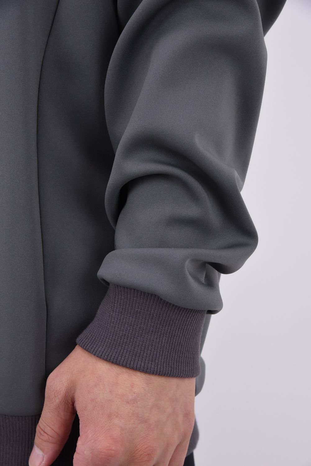 【26AW】 【ユニセックス対応】 JERSEY SWEATSHIRT / ダンボールニット バックプリント スウェットシャツ (グレー)