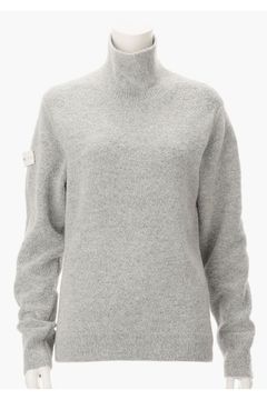 【25AW】【レディース】WS BOUCLE YARN TURTLENECK KNIT / タートルネックニット (グレー)