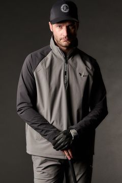 【2025AW】 WATER REPELLENT BLOUSON / バイカラー 撥水加工 ブルゾン (ブラック/チャコール)
