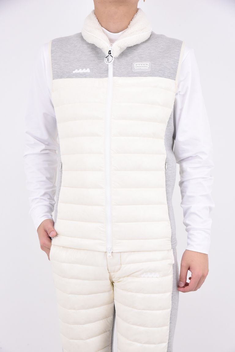 muta - DOWN VEST / キルティング ダウン / ボンディング切替ベスト  