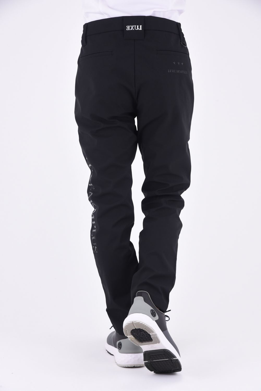 WINDPROOF LOGO SLACKS / ウインドウプローフ スラックスパンツ (ブラック)
