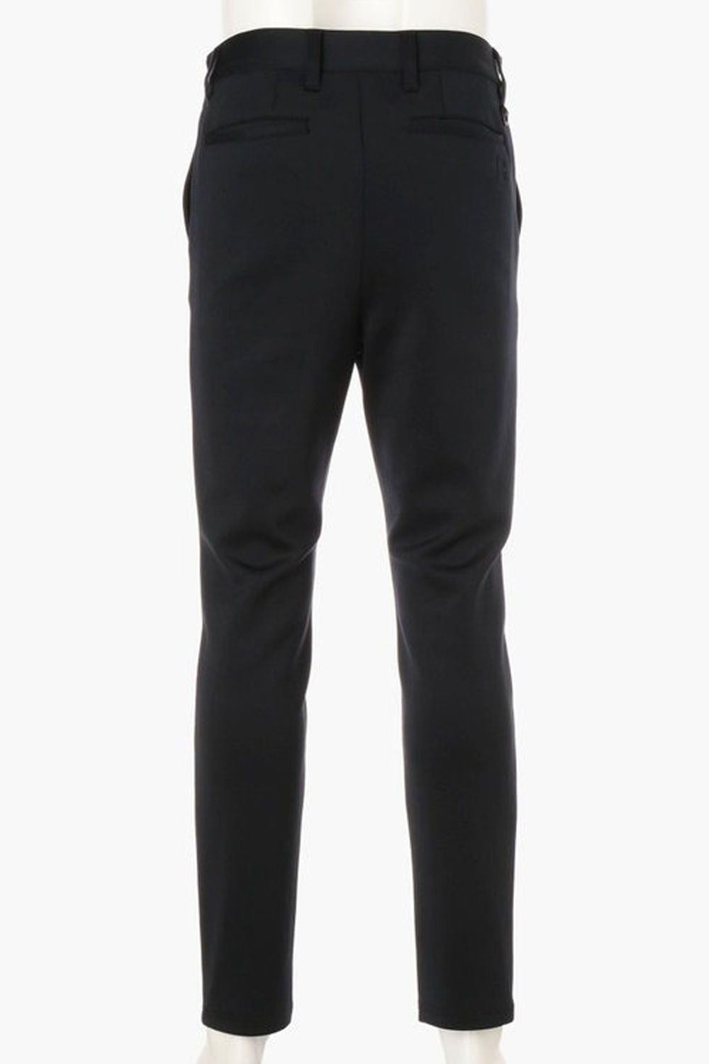【25AW】 MEN'S 3D LOGO SLIM PANTS / 3Dロゴ ストレッチジャージ スリムロングパンツ (ブラック)