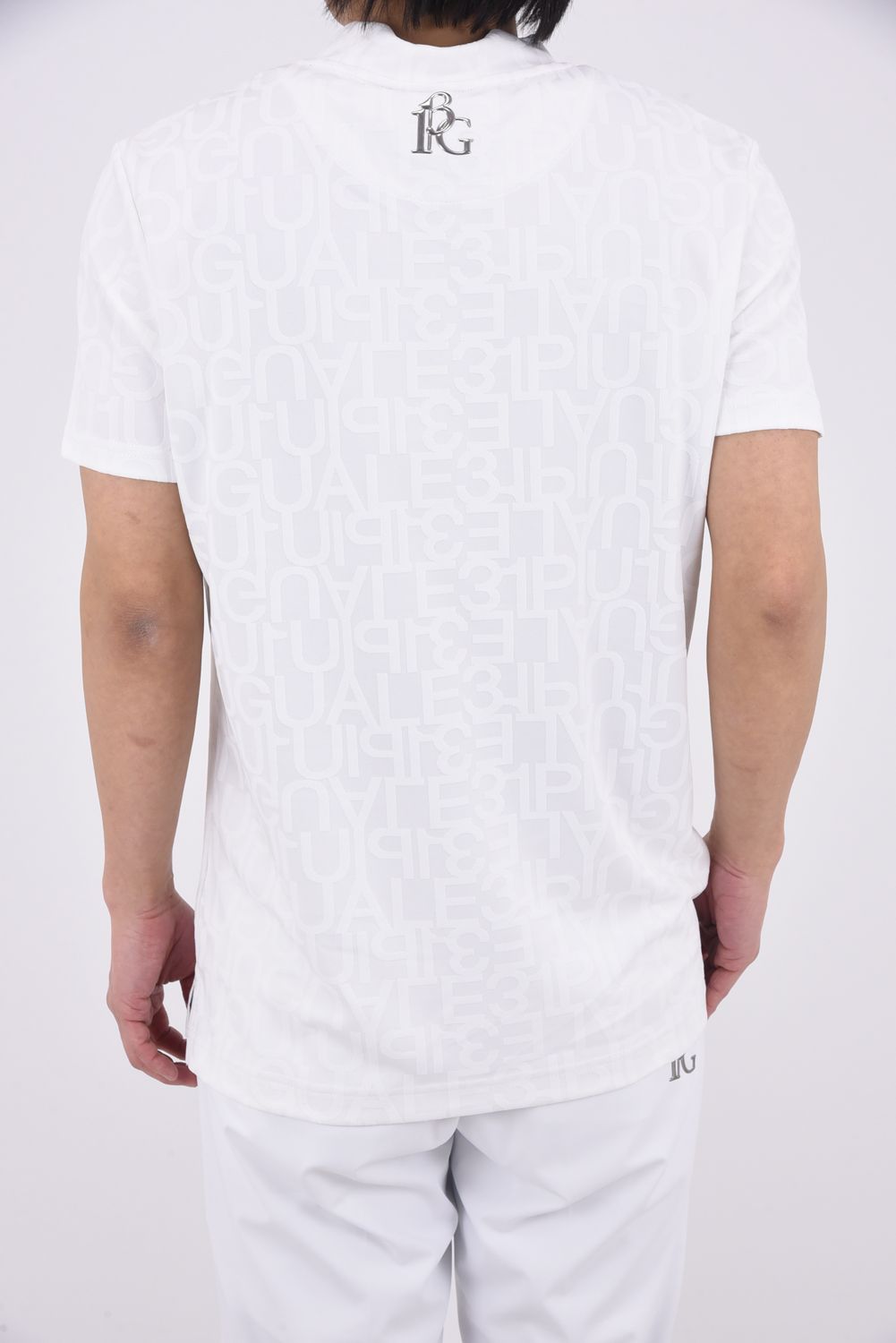 【26SS】 JACQUARD MOCK NECK  / ジャガード モックネック (ホワイト)