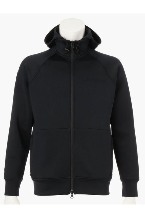 【25AW】MEN'S 3D LOGO PARKA / 3Dロゴ ストレッチジャージパーカー (ブラック)