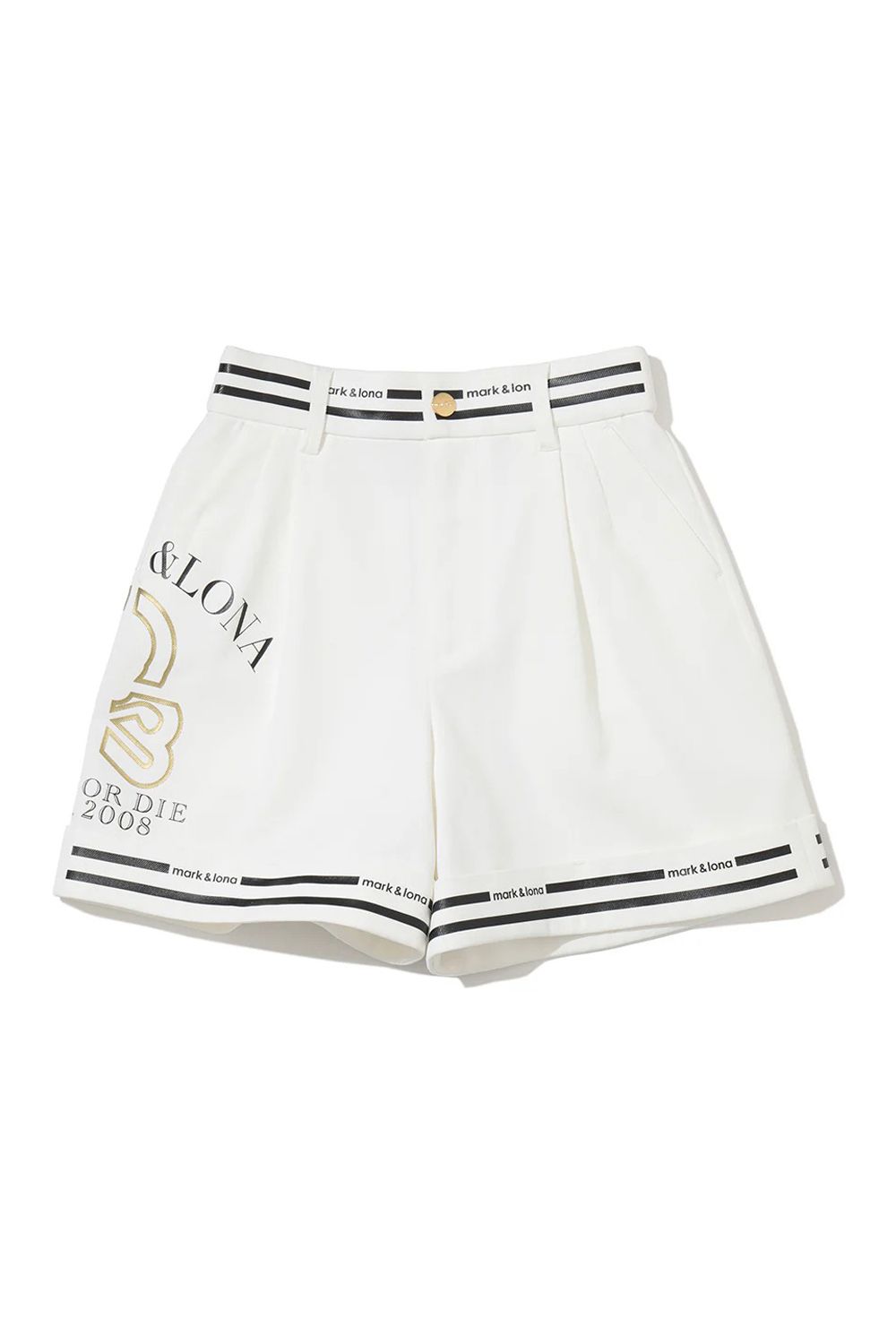 【26SS】【レディース】 VELA NAUTICA CULOTTES / バイカラー マリンテイスト キュロットパンツ (ホワイト)