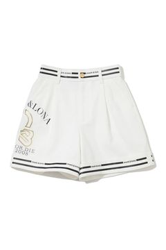 【26SS】【レディース】 VELA NAUTICA CULOTTES / バイカラー マリンテイスト キュロットパンツ (ホワイト)