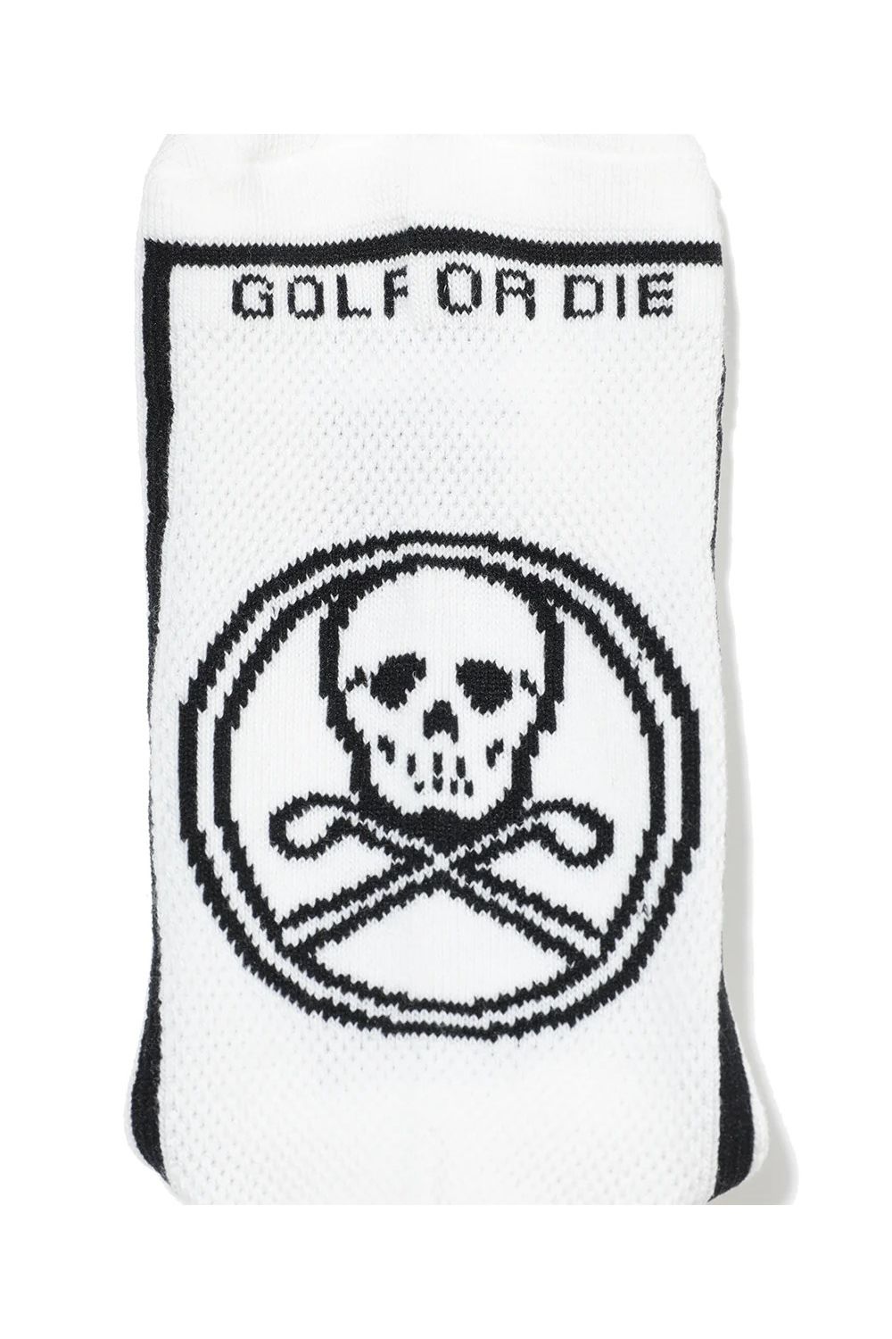 【26SS】 ROUND SKULL ATHLETIC LOW SOCKS / サークルスカルジャカード スニーカー丈 ローソックス (ホワイト)