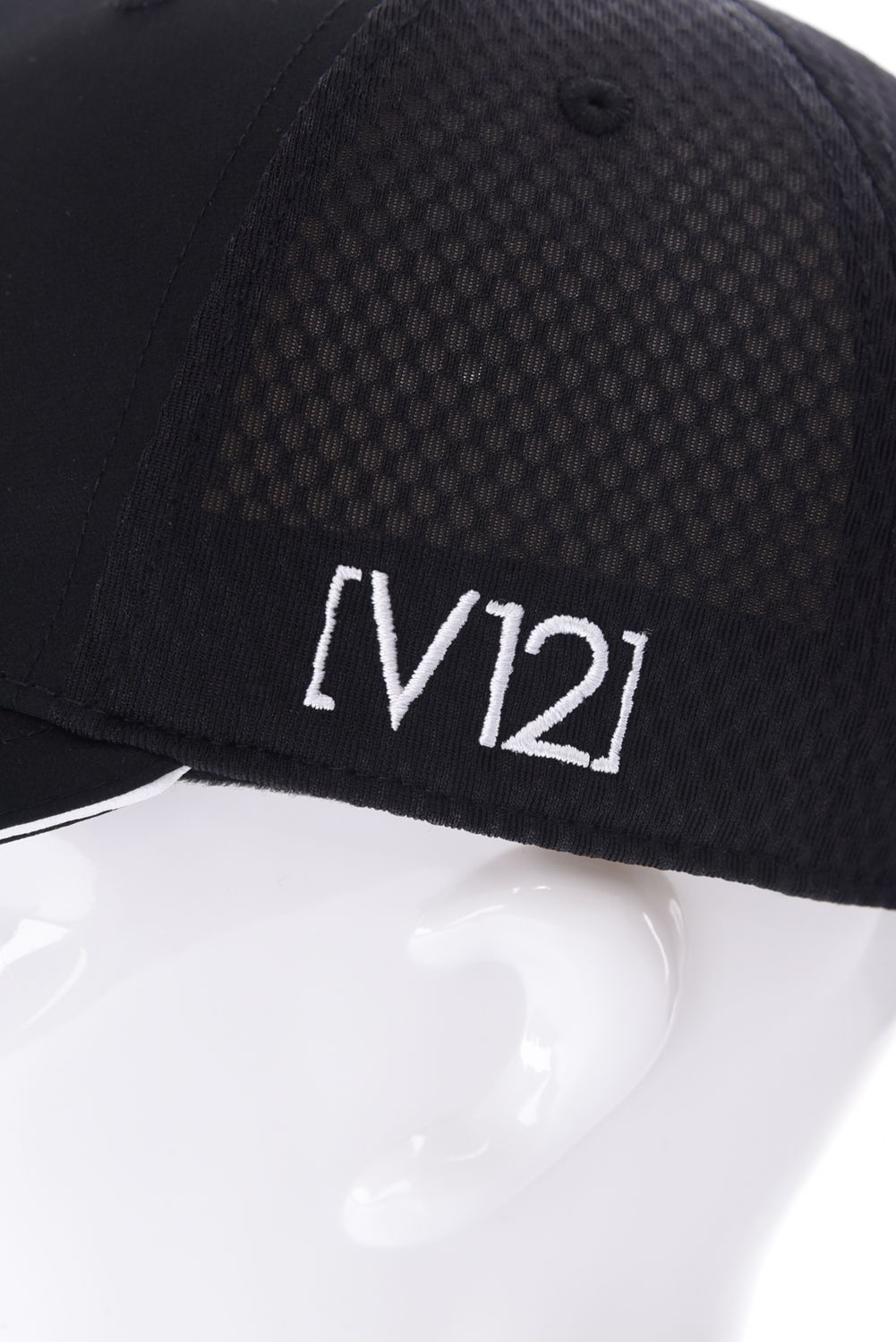 【26SS】 ARC CAP / 3Dブランドロゴ刺繍 メッシュキャップ (ブラック)