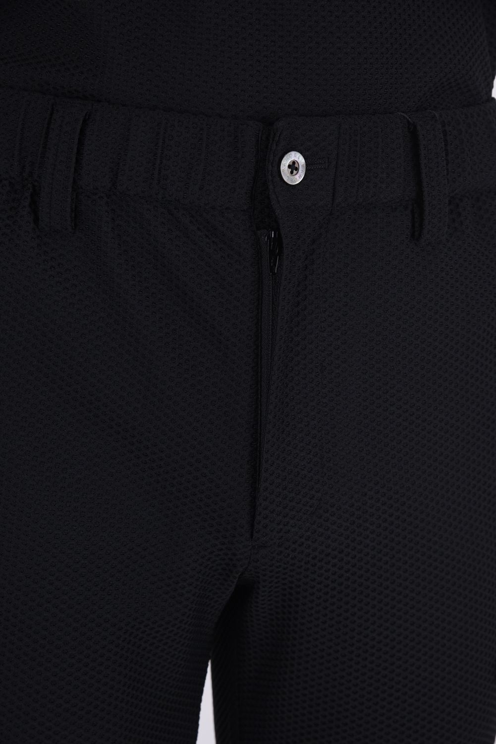 【26SS】 DRY WAFFLE SWITCH TAPERD PANTS / ドライワッフル サイド切り替え テーパードパンツ (ブラック)