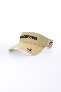 MENS BASIC VISOR / ロゴ刺繍 ベーシック サンバイザー ベージュ
