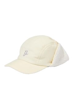 【26AW】 2WAY FLAP CAP / ボア素材 イヤーマフ ベースボールキャップ (ホワイト)