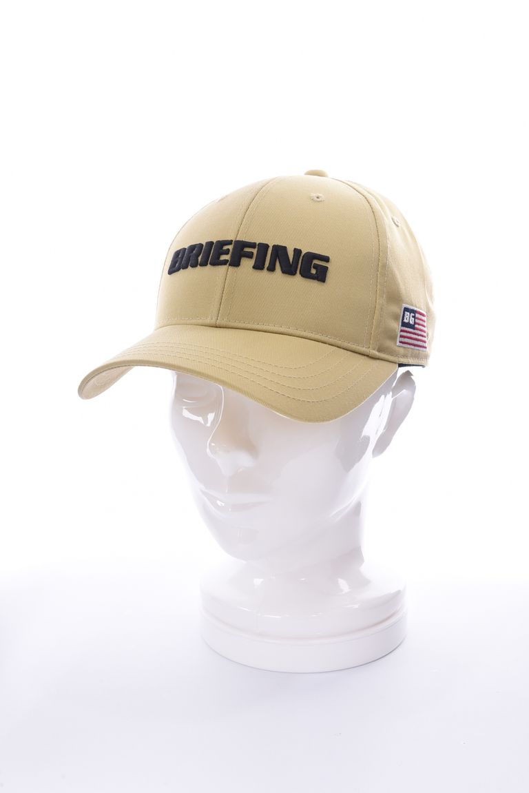 Briefing Golf Mens Basic Cap ロゴ刺繍 ベーシック ベースボールキャップ ベージュ Gossip Golf