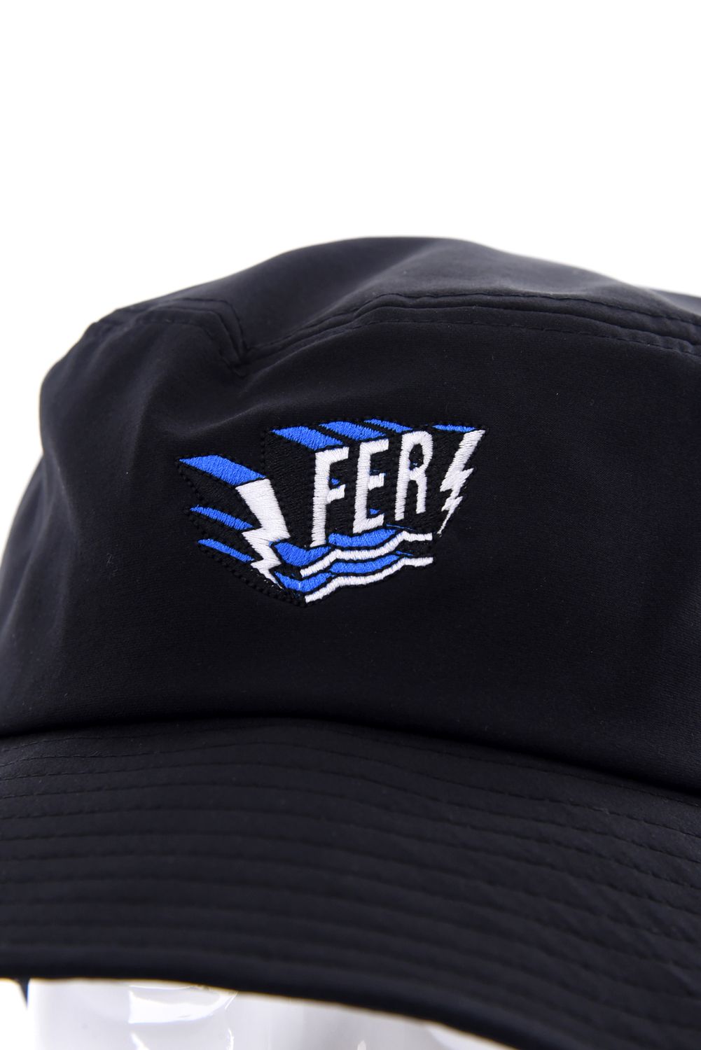 【26SS】【FER COLLECTION】 SWAG LOGO DRY TECH HAT / 3Dロゴ刺繍 2WAYバケットハット (ブラック)