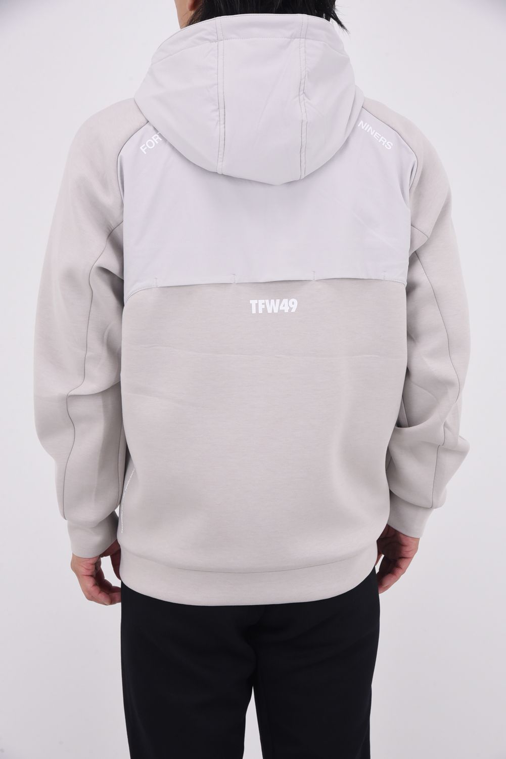 【25AW】 CARDBOARD MATERIAL FULL ZIP HOODIE / ダンボール素材 フルジップパーカー (グレージュ)