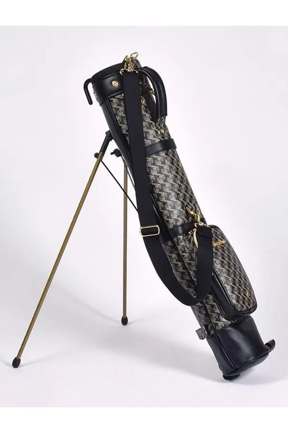 【26SS】【銀行振込・代金引換不可】【返品・交換不可】 ARDEA (アルデア) / ブランドオリジナルテキスタイル セルフスタンドバッグ (ダークブラック)*