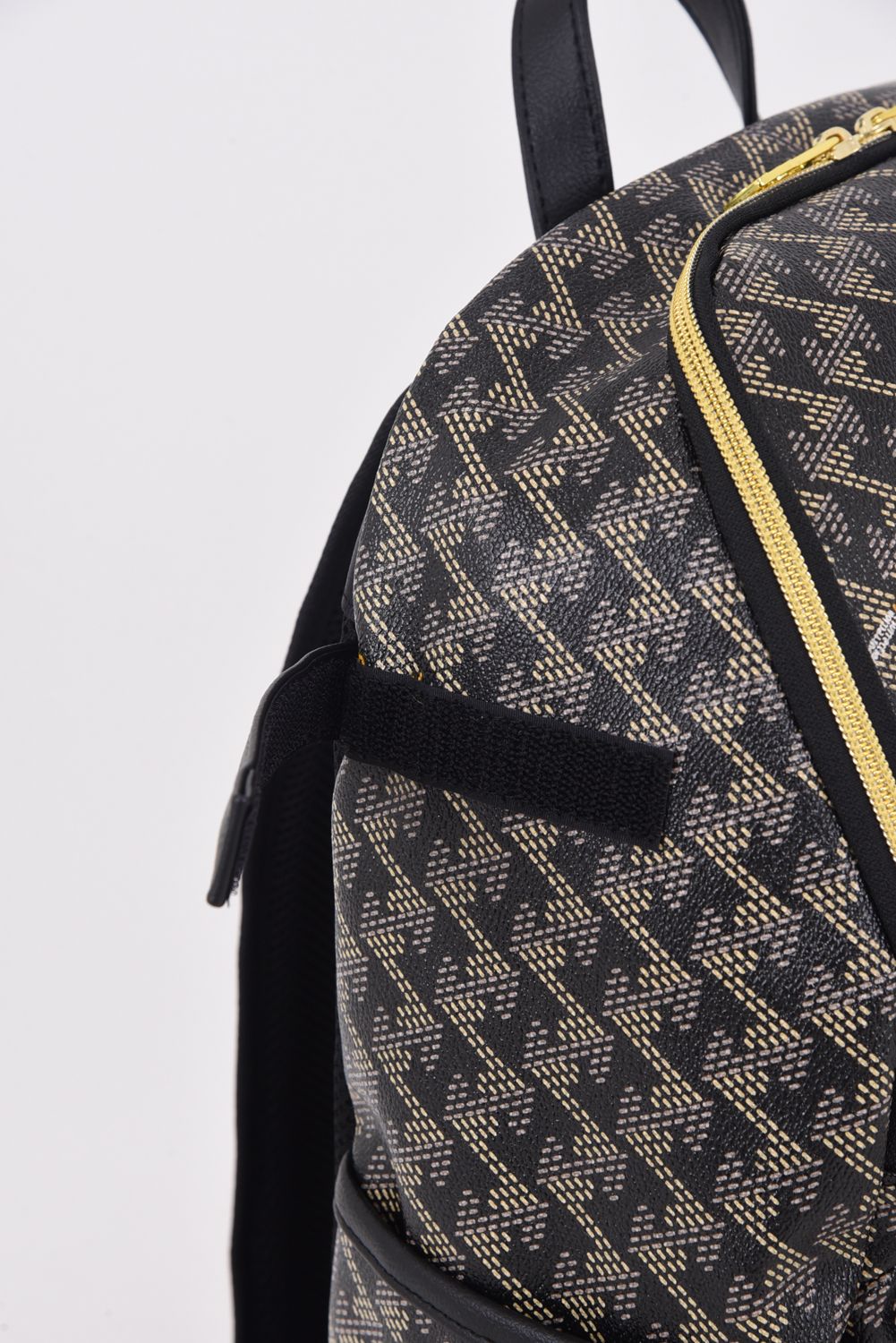 LARUS No.2 (ラルス) / ブランド オリジナルテキスタイル スリムタイプ バックパック (ダークブラック)*